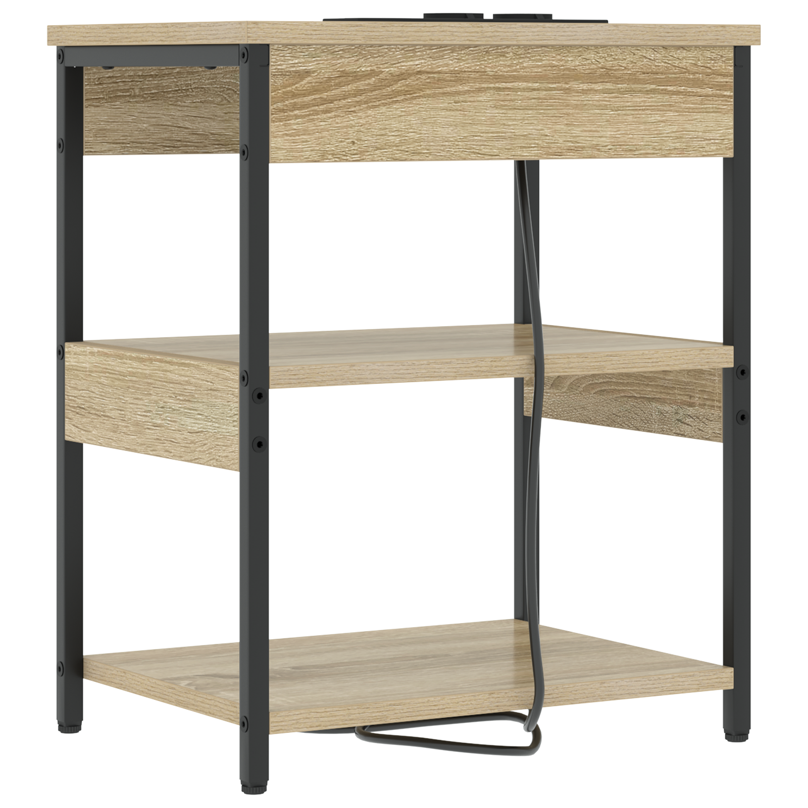 vidaXL Dulap de noapte Stejar sonoma 41 x 31 x 51 cm Lemn compozit vidaXL Dulap de noapte Stejar sonoma 41 x 31 x 51 cm Lemn compozit
