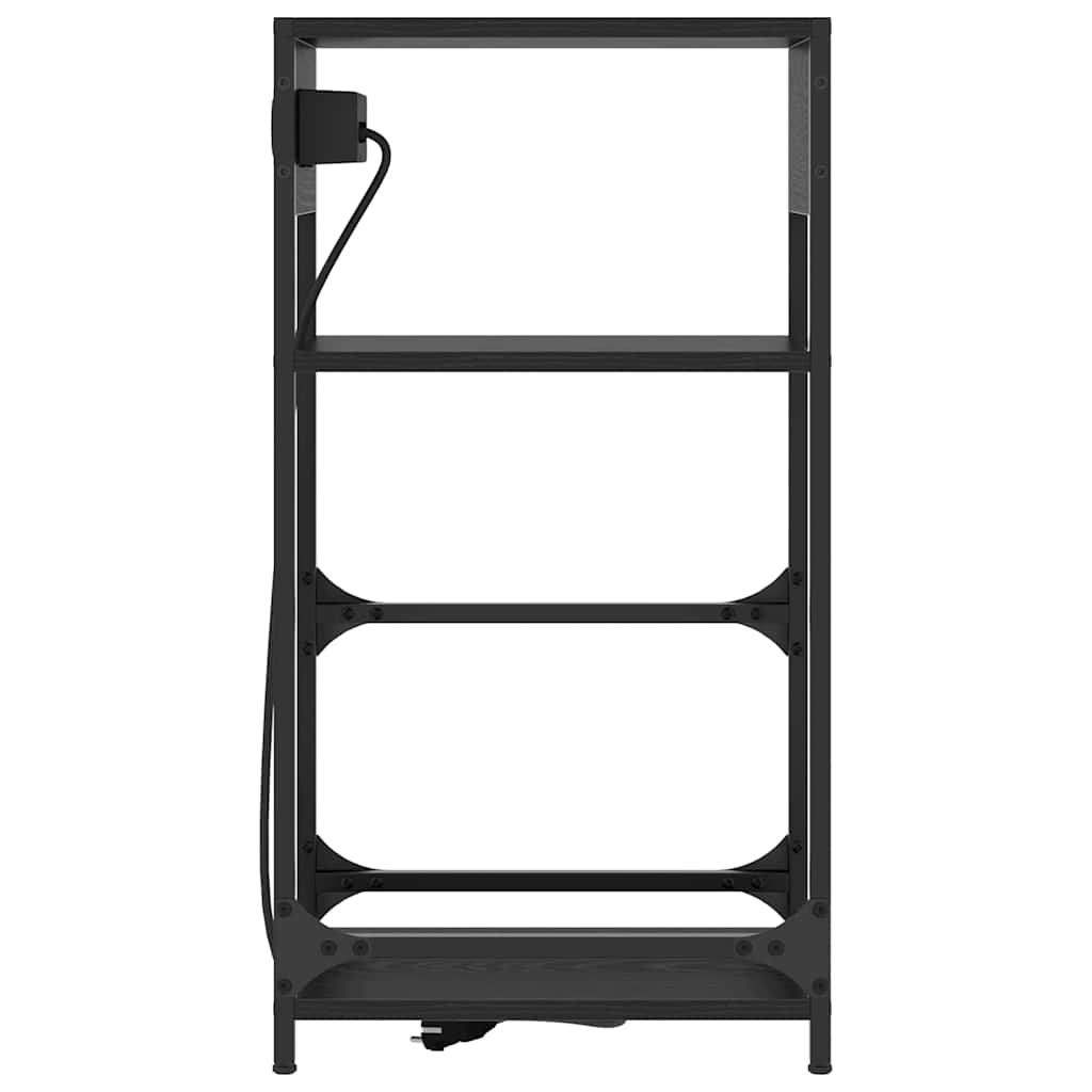 vidaXL Dulap de noapte Stejar negru 40 x 27 x 76 cm Lemn compozit vidaXL Dulap de noapte Stejar negru 40 x 27 x 76 cm Lemn compozit