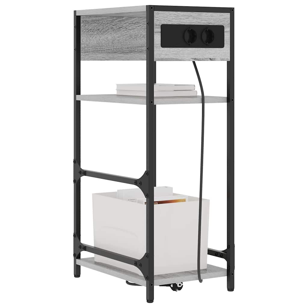 vidaXL Dulap de noapte sonoma gri 40 x 27 x 76 cm Lemn compozit vidaXL Dulap de noapte sonoma gri 40 x 27 x 76 cm Lemn compozit