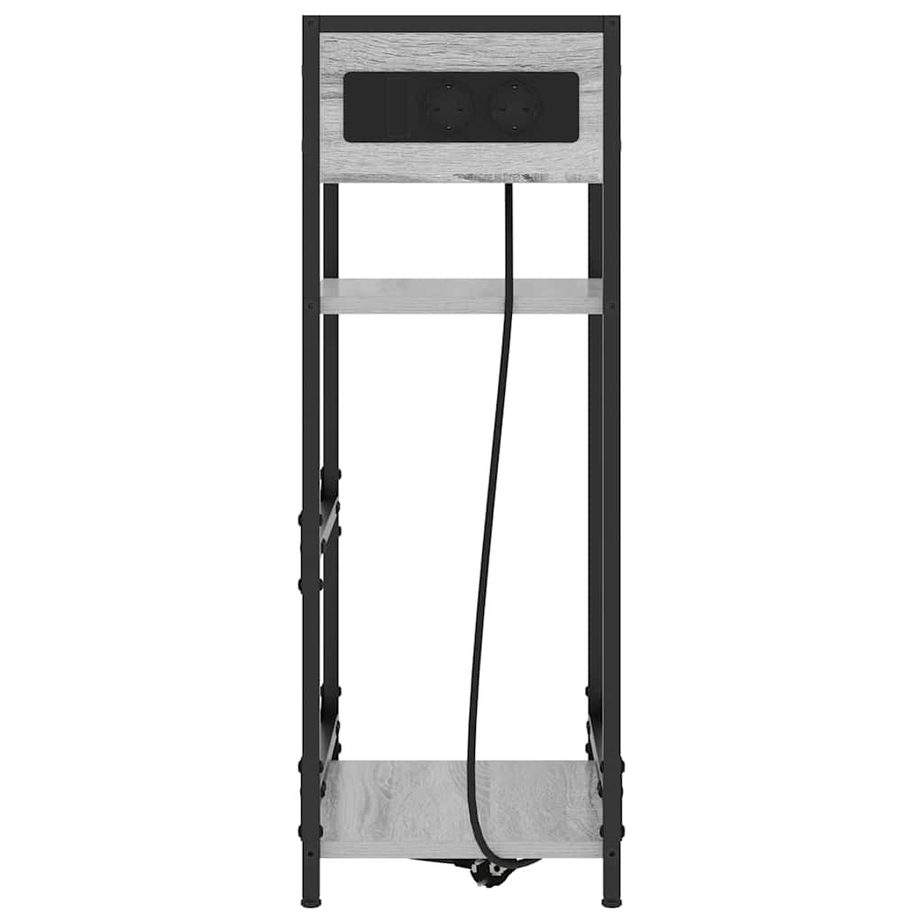 vidaXL Dulap de noapte sonoma gri 40 x 27 x 76 cm Lemn compozit vidaXL Dulap de noapte sonoma gri 40 x 27 x 76 cm Lemn compozit