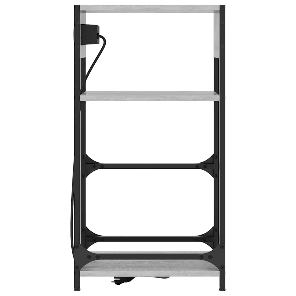 vidaXL Dulap de noapte sonoma gri 40 x 27 x 76 cm Lemn compozit vidaXL Dulap de noapte sonoma gri 40 x 27 x 76 cm Lemn compozit
