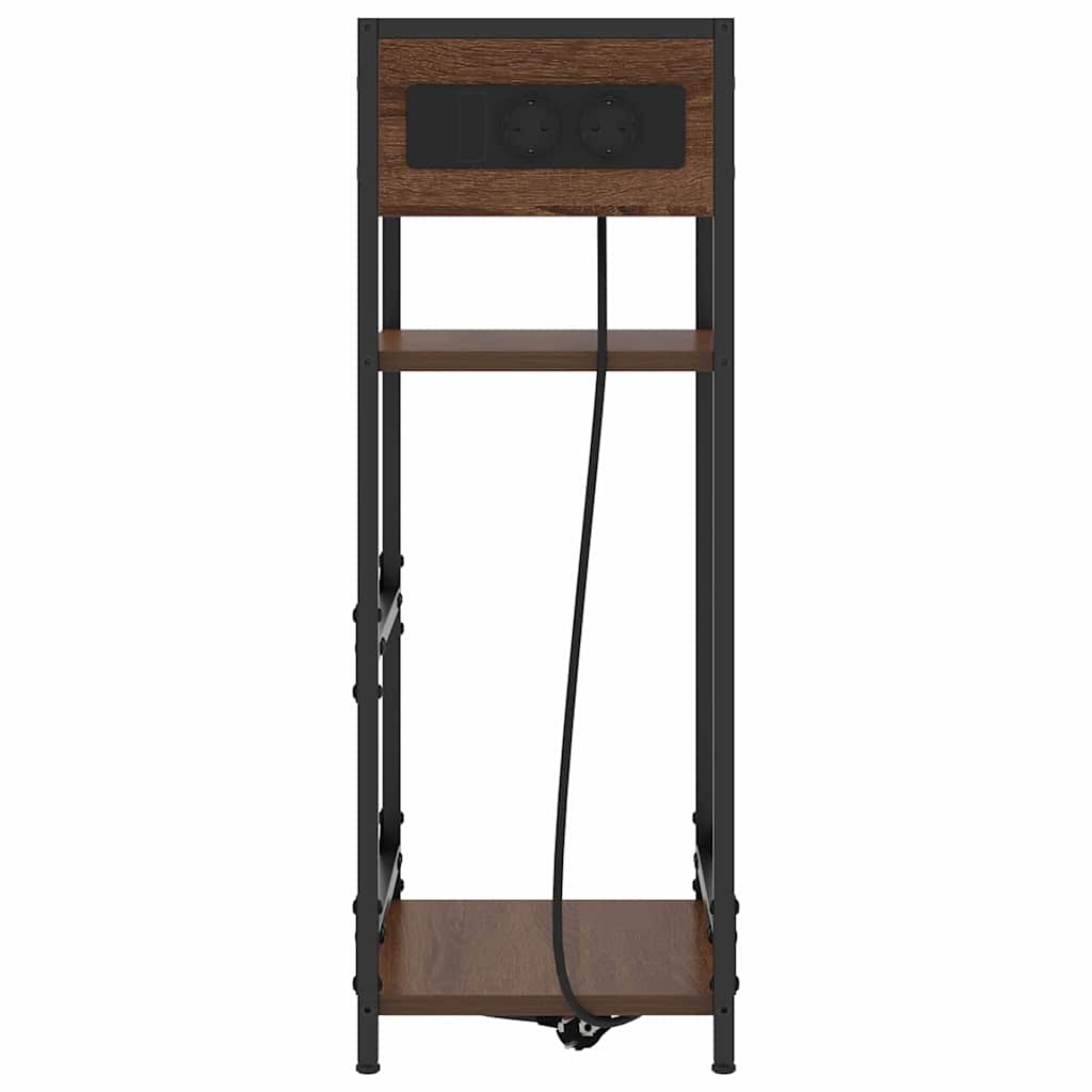 vidaXL Dulap de noapte Stejar brun 40 x 27 x 76 cm Lemn compozit vidaXL Dulap de noapte Stejar brun 40 x 27 x 76 cm Lemn compozit