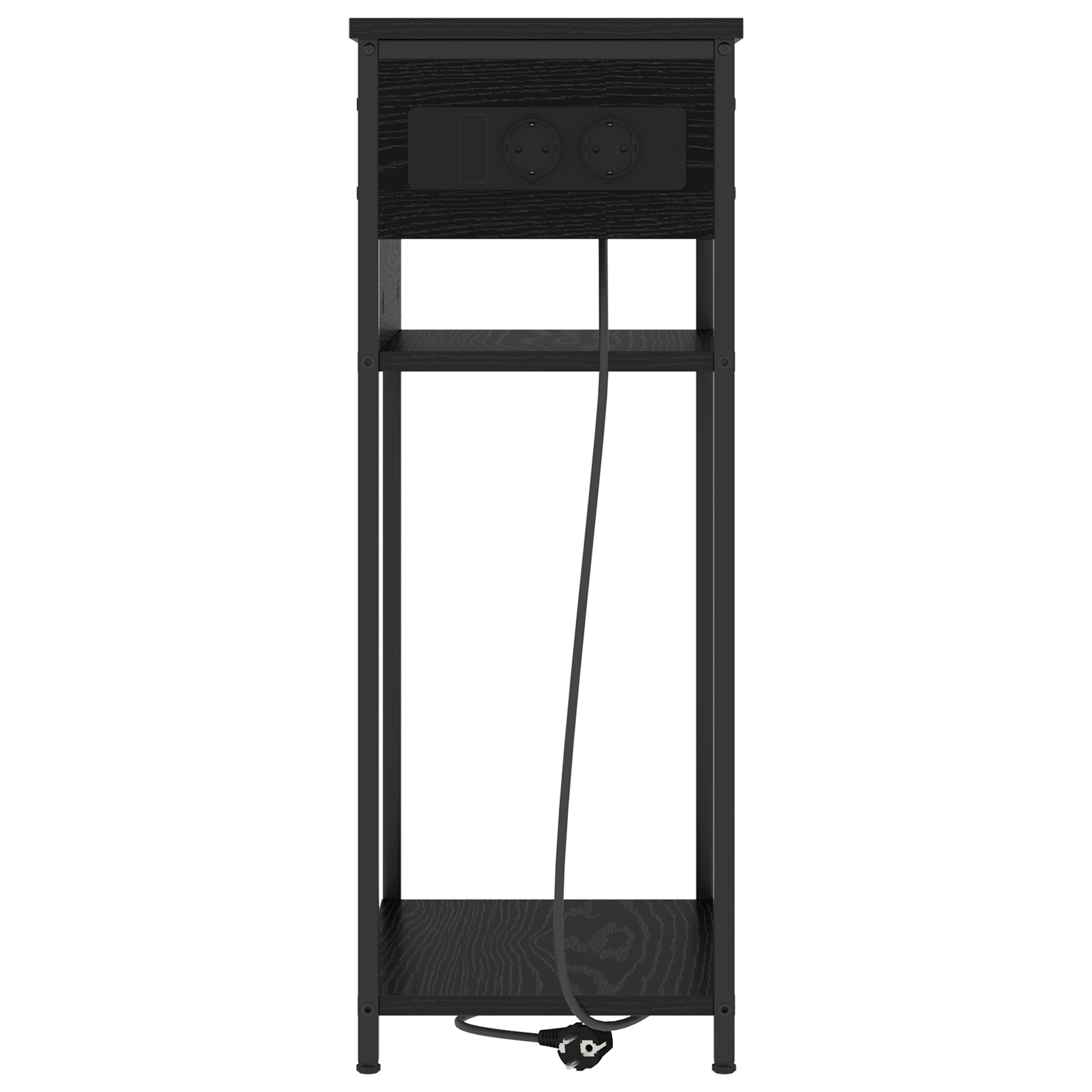 vidaXL Dulap de noapte Stejar negru 28.1 x 40.9 x 75 cm Lemn compozit vidaXL Dulap de noapte Stejar negru 28.1 x 40.9 x 75 cm Lemn compozit