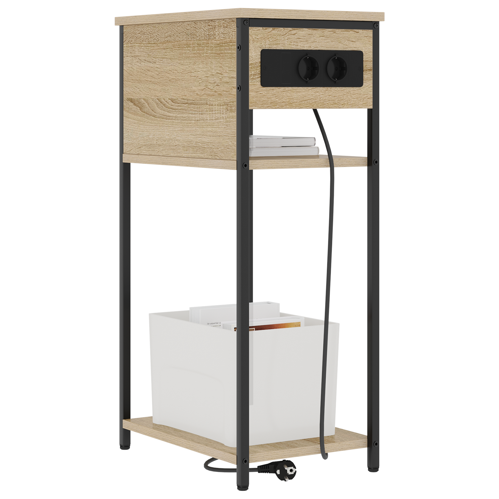 vidaXL Dulap de noapte Stejar sonoma 28.1 x 40.9 x 75 cm Lemn compozit vidaXL Dulap de noapte Stejar sonoma 28.1 x 40.9 x 75 cm Lemn compozit