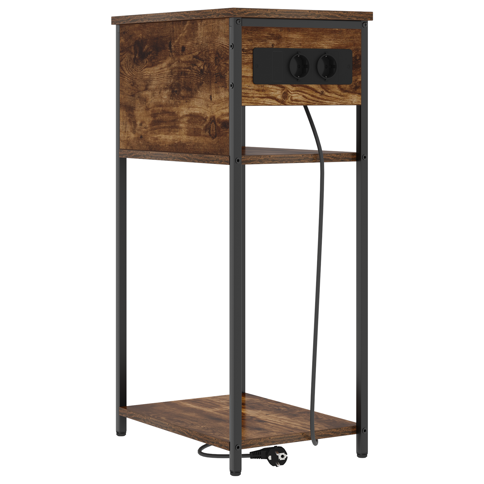 vidaXL Dulap de noapte Stejar afumat 28.1 x 40.9 x 75 cm Lemn compozit vidaXL Dulap de noapte Stejar afumat 28.1 x 40.9 x 75 cm Lemn compozit