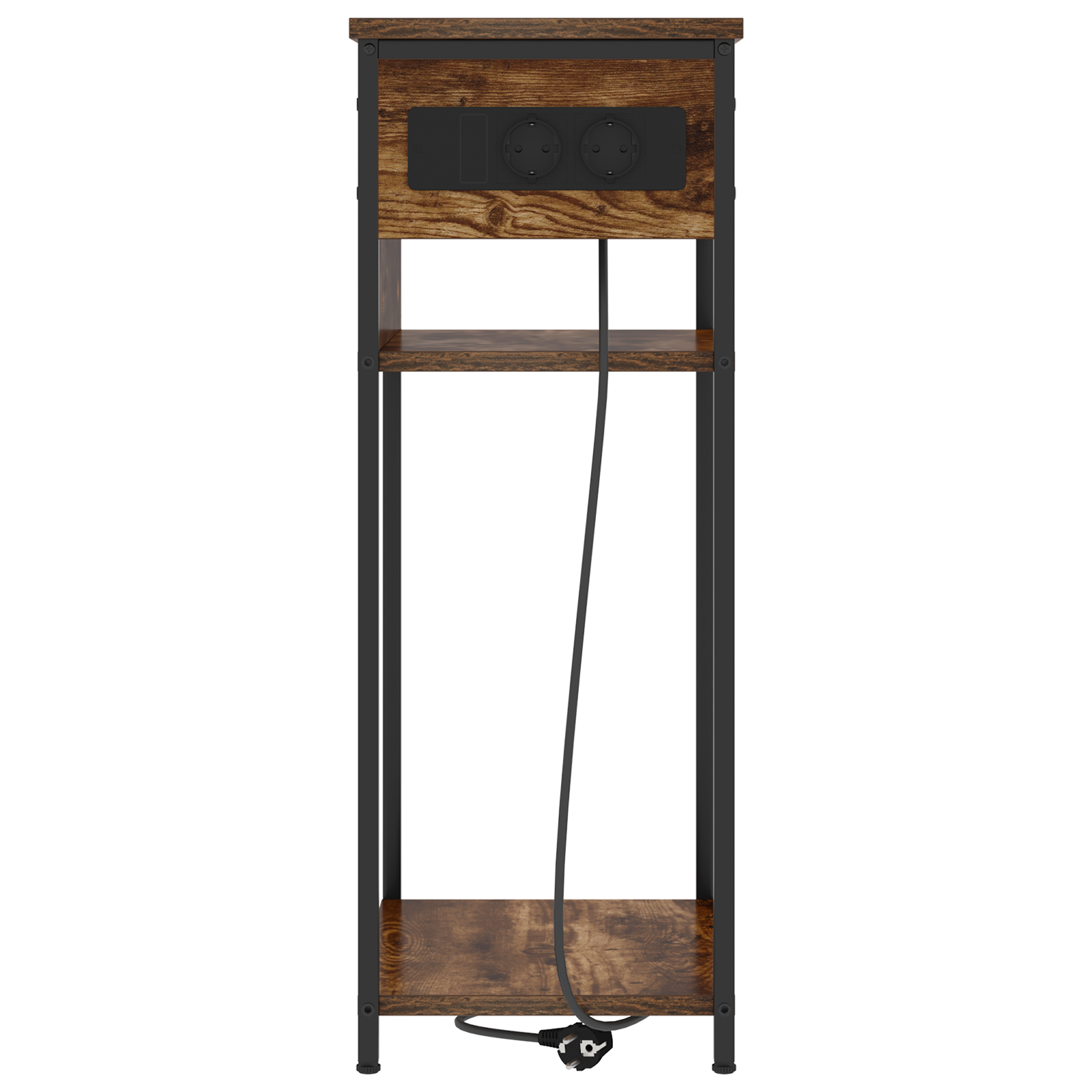 vidaXL Dulap de noapte Stejar afumat 28.1 x 40.9 x 75 cm Lemn compozit vidaXL Dulap de noapte Stejar afumat 28.1 x 40.9 x 75 cm Lemn compozit