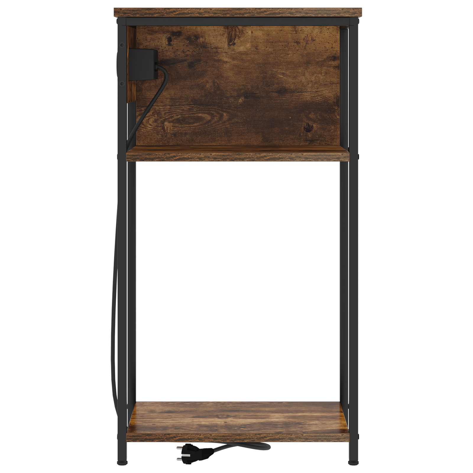 vidaXL Dulap de noapte Stejar afumat 28.1 x 40.9 x 75 cm Lemn compozit vidaXL Dulap de noapte Stejar afumat 28.1 x 40.9 x 75 cm Lemn compozit