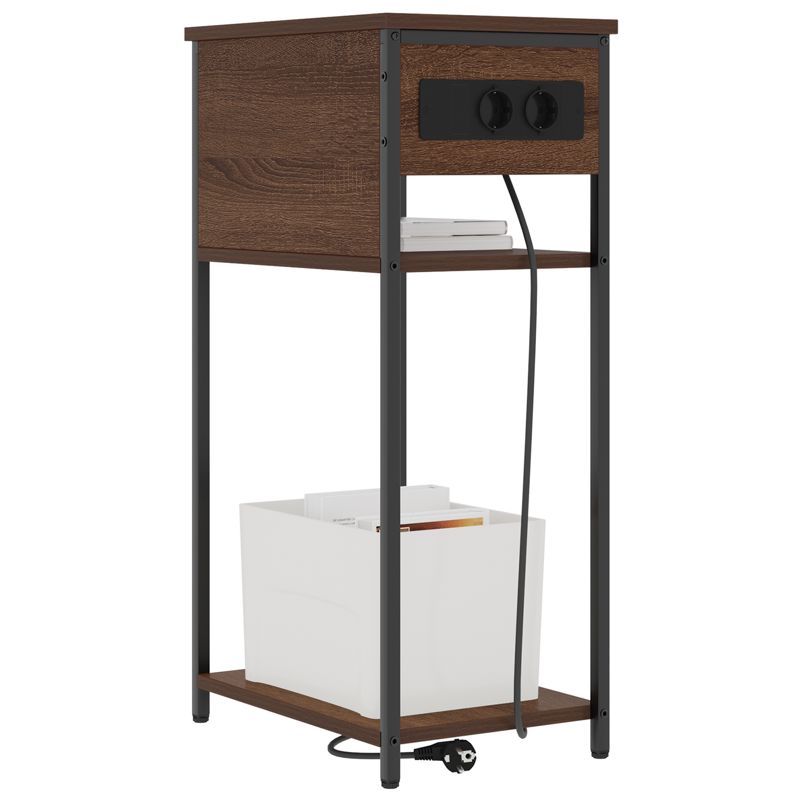 vidaXL Dulap de noapte Stejar brun 41 x 28 x 76 cm Lemn compozit vidaXL Dulap de noapte Stejar brun 41 x 28 x 76 cm Lemn compozit