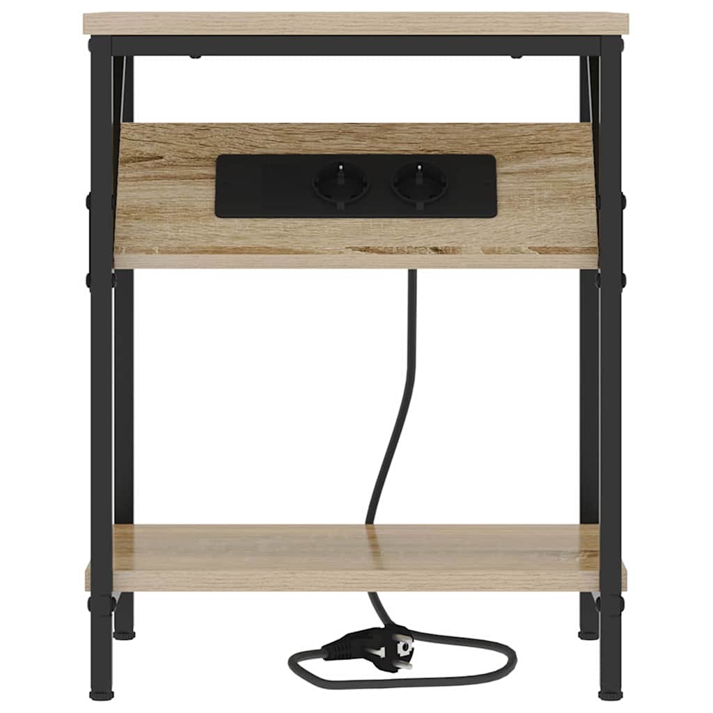 vidaXL Dulap de noapte Stejar sonoma 38 x 30 x 48 cm Lemn compozit vidaXL Dulap de noapte Stejar sonoma 38 x 30 x 48 cm Lemn compozit
