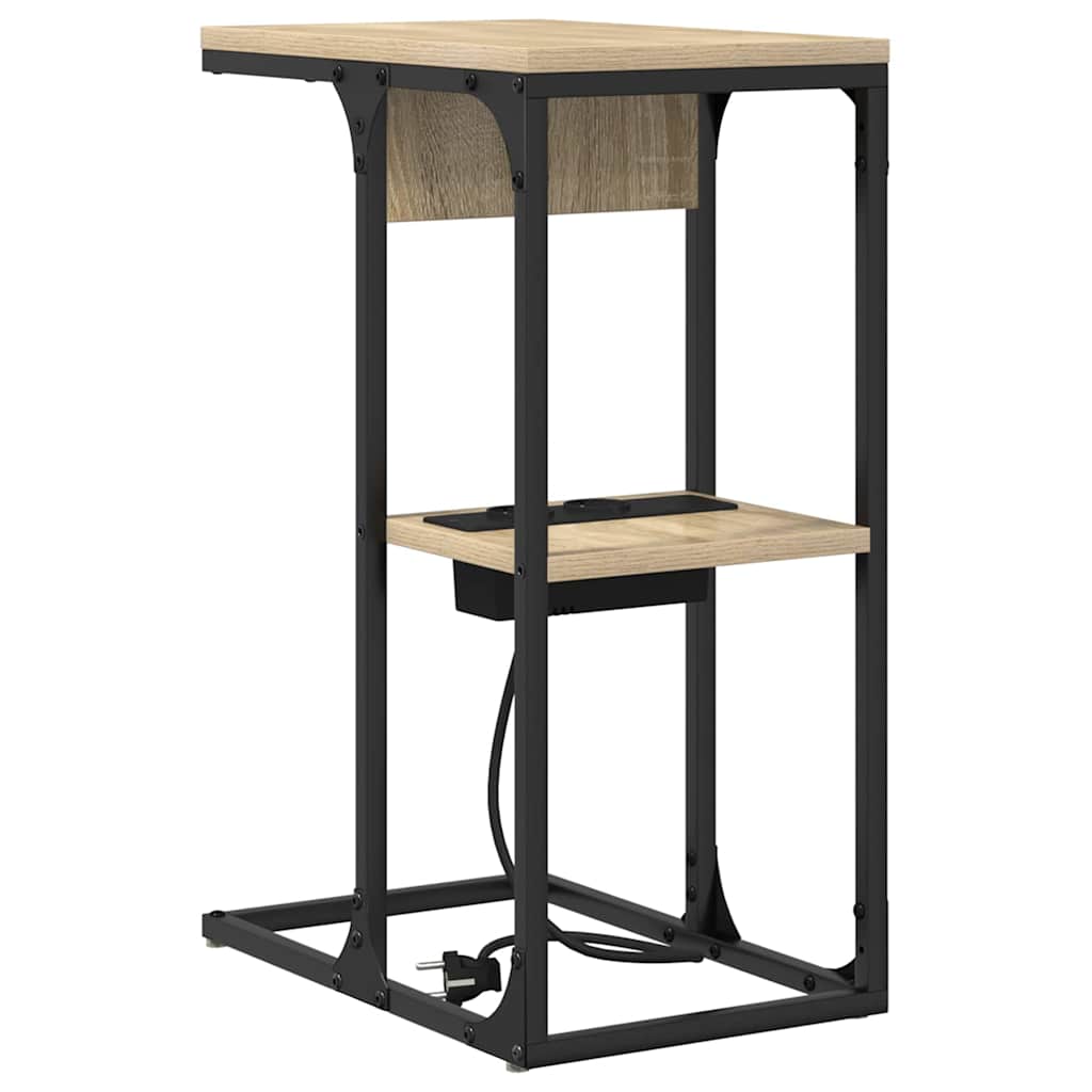 vidaXL Noptieră Sonoma oak 41.5 x 26 x 60.5 cm Lemn compozit