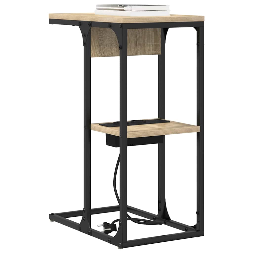 vidaXL Noptieră Sonoma oak 41.5 x 26 x 60.5 cm Lemn compozit