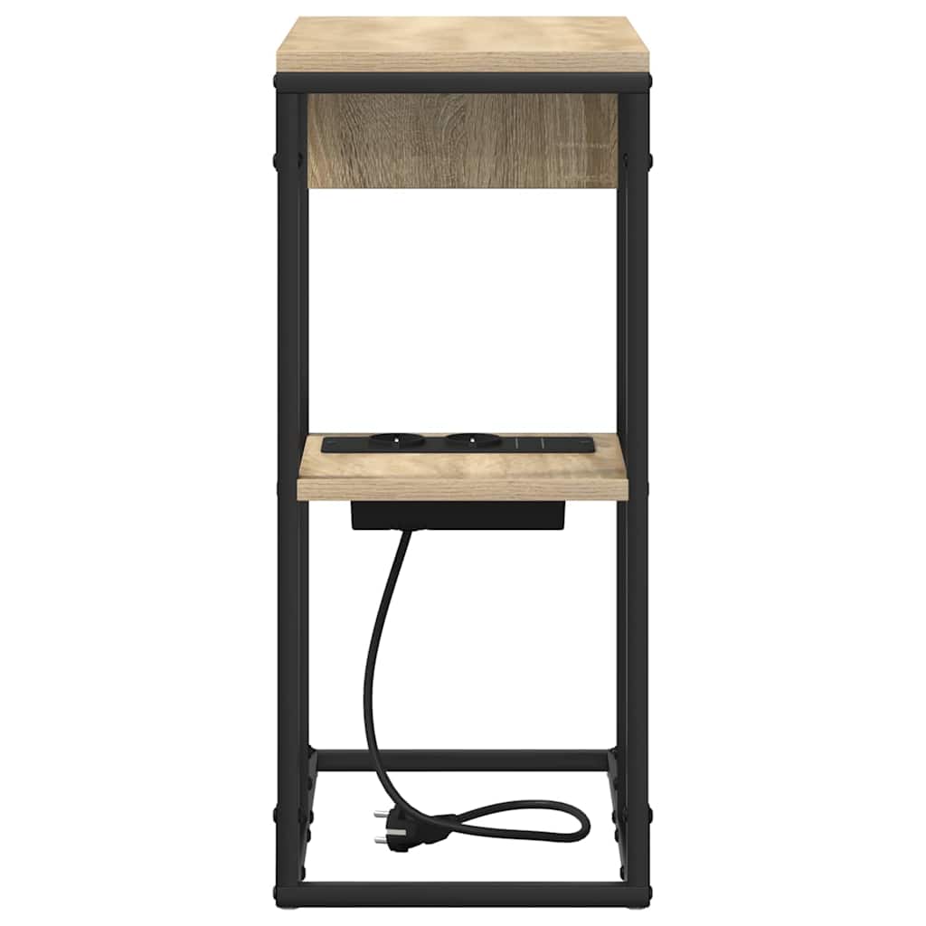 vidaXL Noptieră Sonoma oak 41.5 x 26 x 60.5 cm Lemn compozit