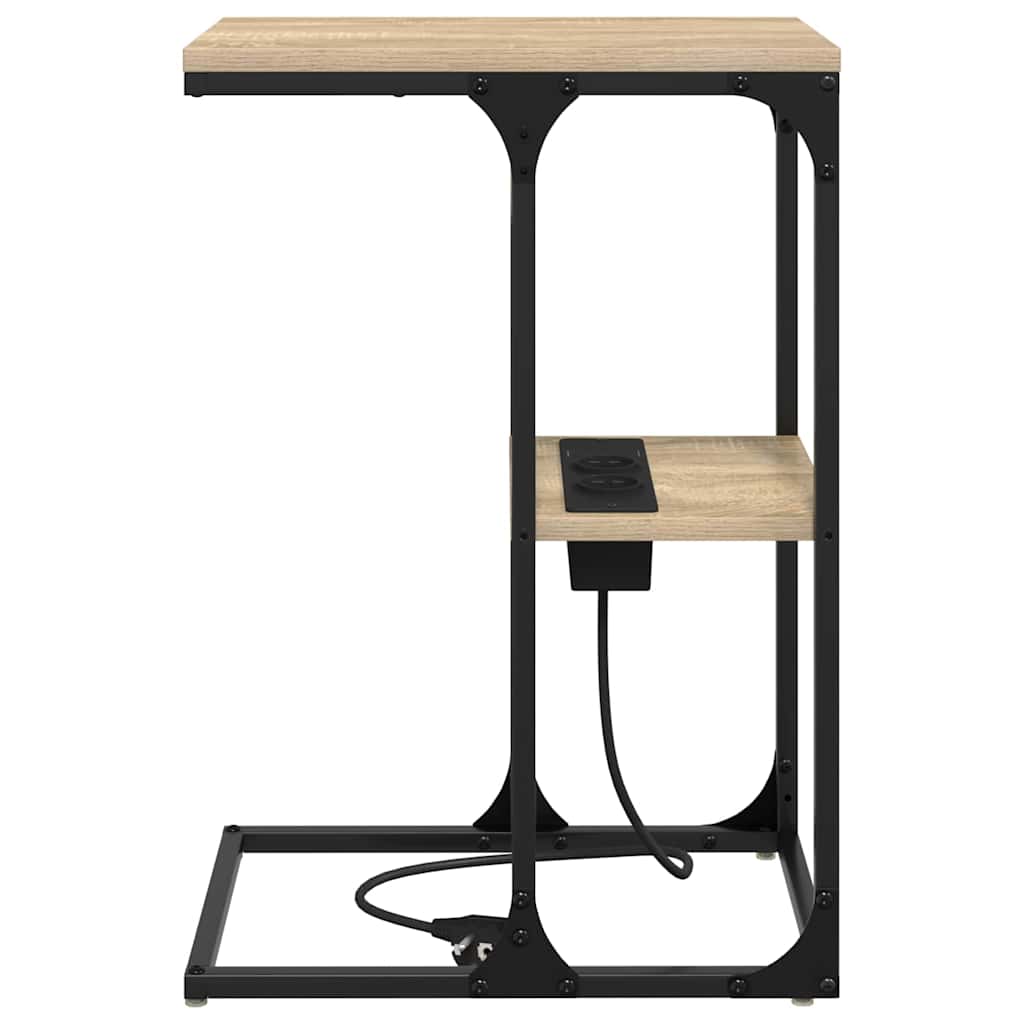 vidaXL Noptieră Sonoma oak 41.5 x 26 x 60.5 cm Lemn compozit