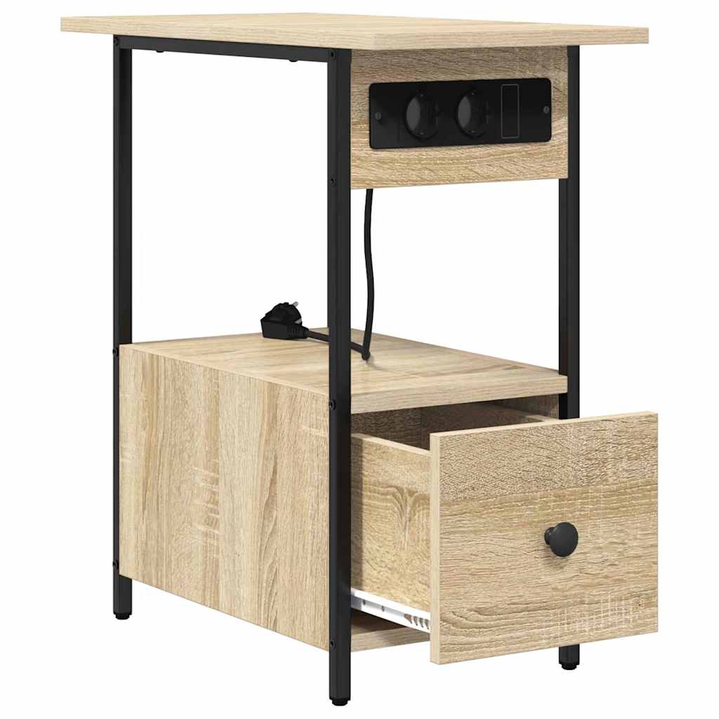 vidaXL Dulap de noapte Stejar sonoma 60 x 30 x 61 cm Lemn compozit vidaXL Dulap de noapte Stejar sonoma 60 x 30 x 61 cm Lemn compozit