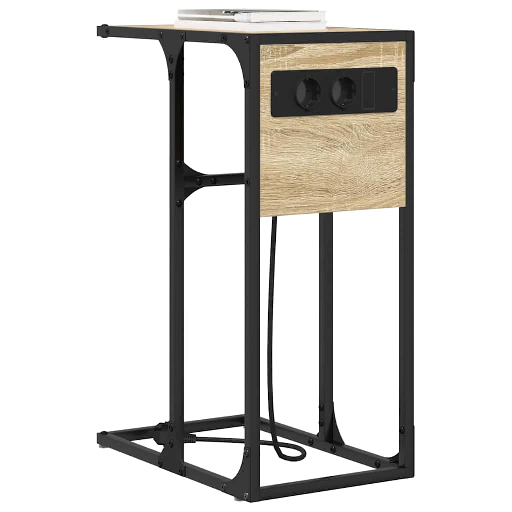 vidaXL Noptieră Stejar sonoma 41.5 x 26 x 60.5 cm Lemn compozit