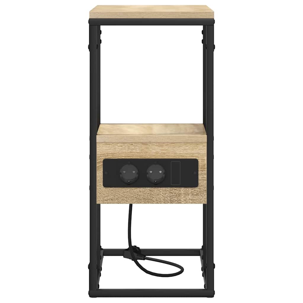 vidaXL Noptieră Stejar sonoma 41.5 x 26 x 60.5 cm Lemn compozit vidaXL Noptieră Stejar sonoma 41.5 x 26 x 60.5 cm Lemn compozit