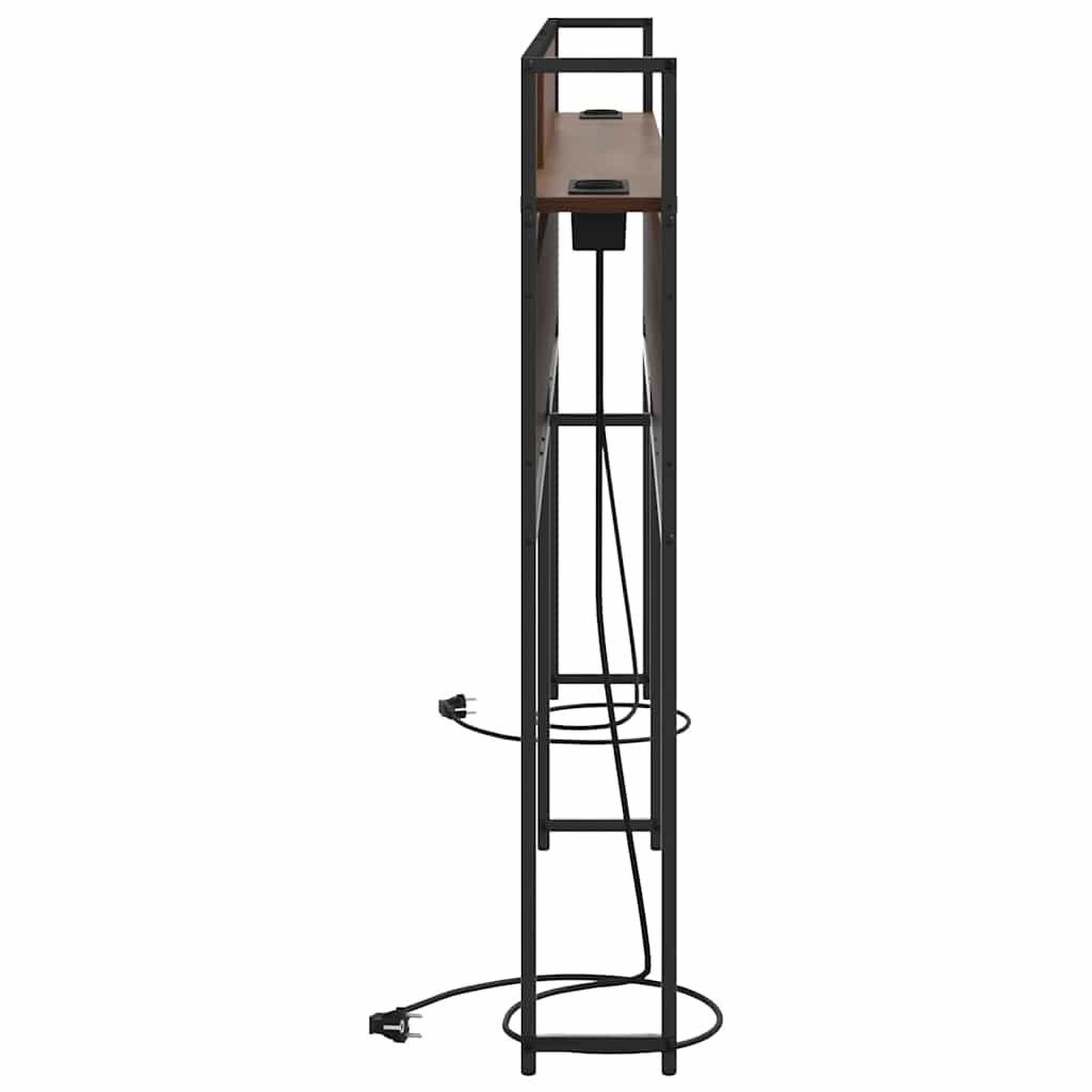 vidaXL Tăblie de depozitare Stejar brun 180 cm Lemn compozit vidaXL Tăblie de depozitare Stejar brun 180 cm Lemn compozit