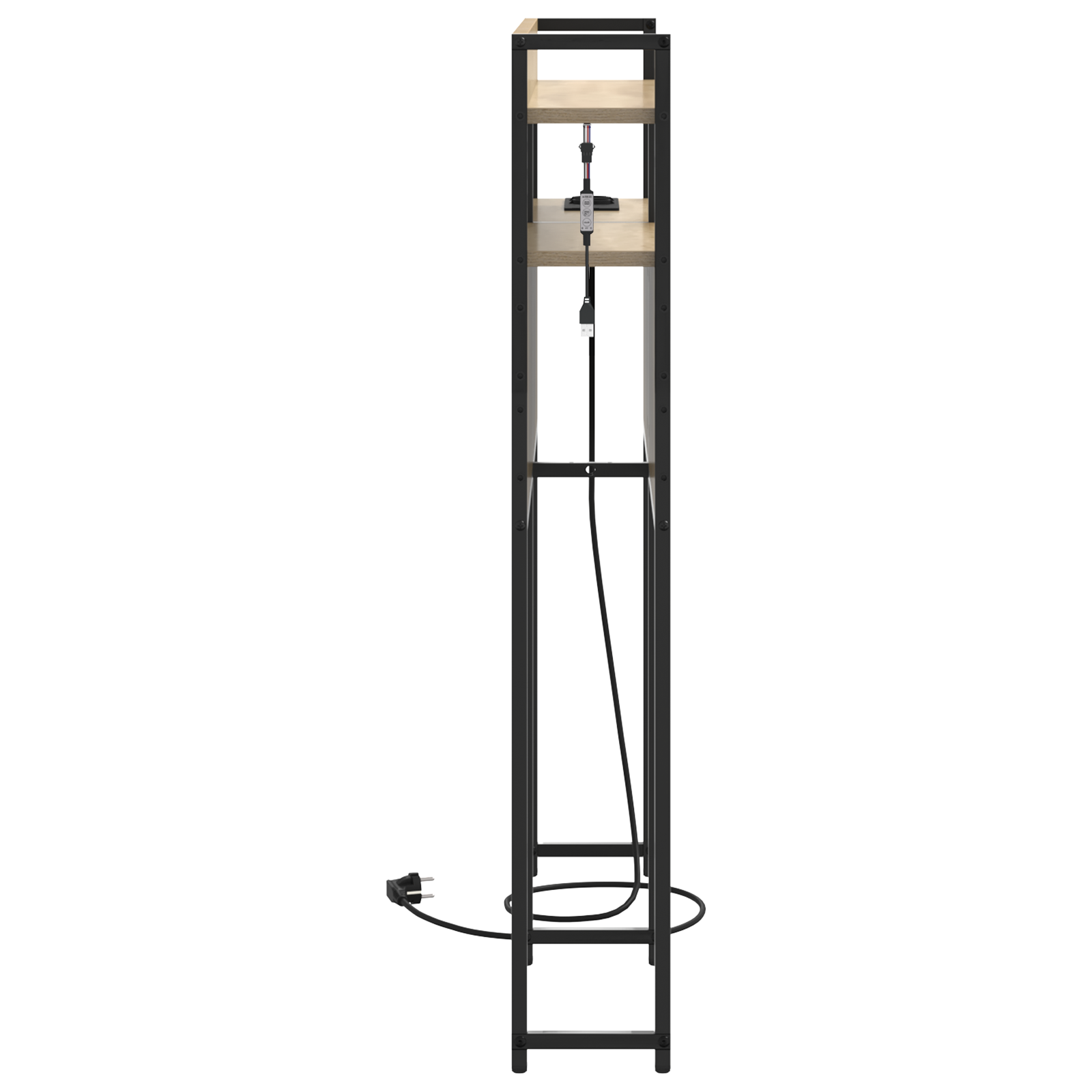 vidaXL Tăblie de depozitare cu raft Stejar sonoma 80 cm Lemn compozit