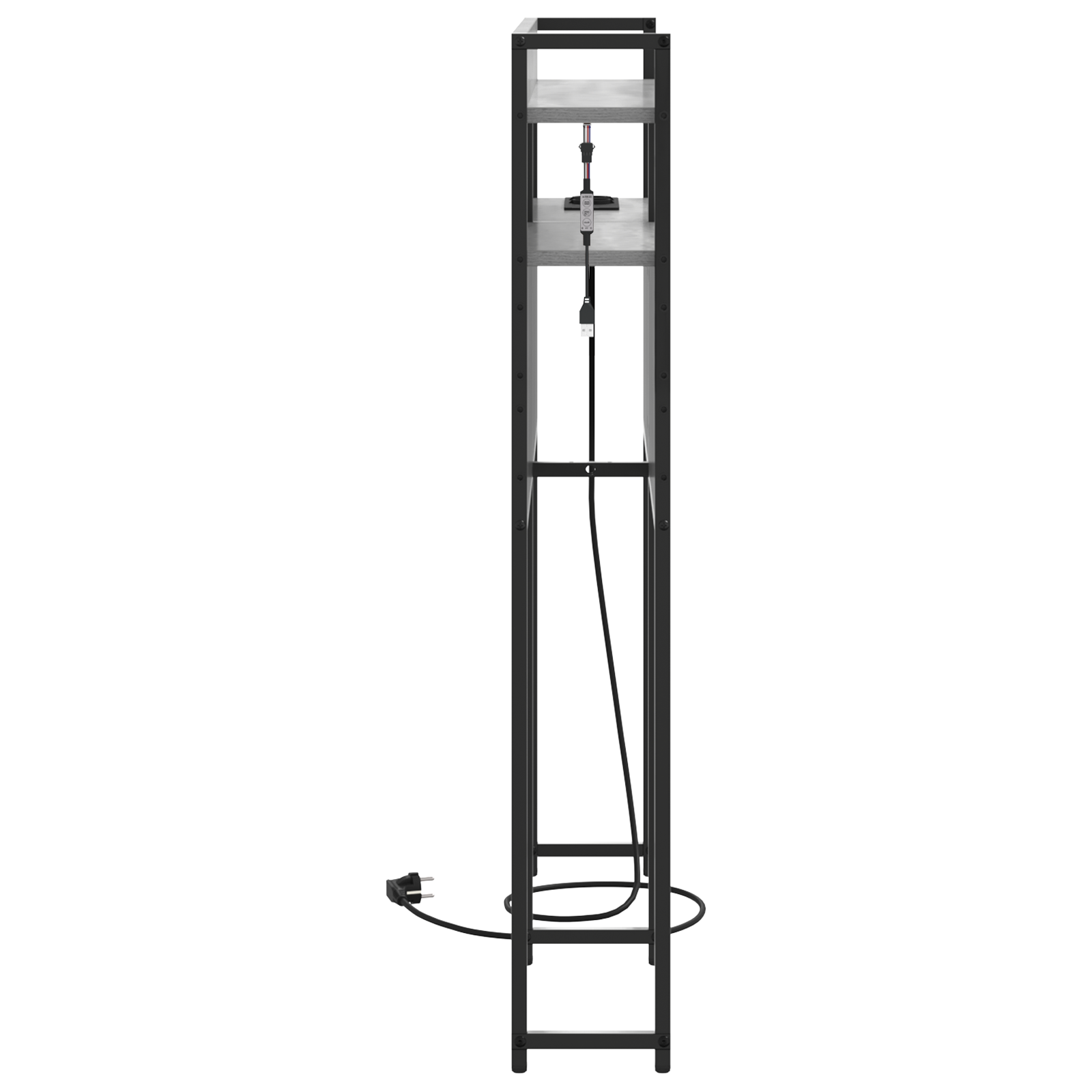 vidaXL Tăblie de depozitare cu raft sonoma gri 80 cm Lemn compozit vidaXL Tăblie de depozitare cu raft sonoma gri 80 cm Lemn compozit