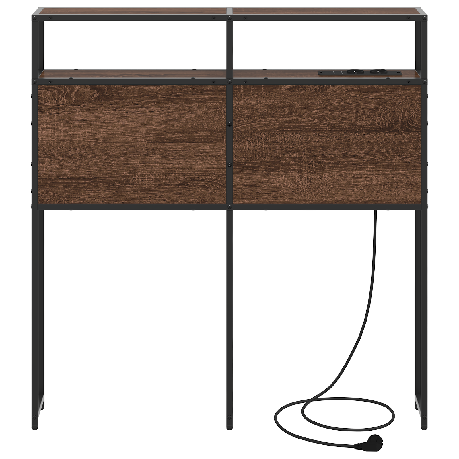 vidaXL Tăblie de depozitare Pe perete Stejar brun 90 cm Lemn compozit vidaXL Tăblie de depozitare Pe perete Stejar brun 90 cm Lemn compozit
