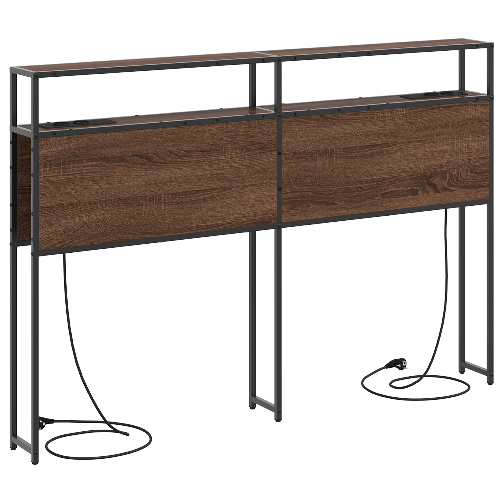 vidaXL Tăblie de depozitare Pe perete Stejar brun 120 cm Lemn compozit vidaXL Tăblie de depozitare Pe perete Stejar brun 120 cm Lemn compozit