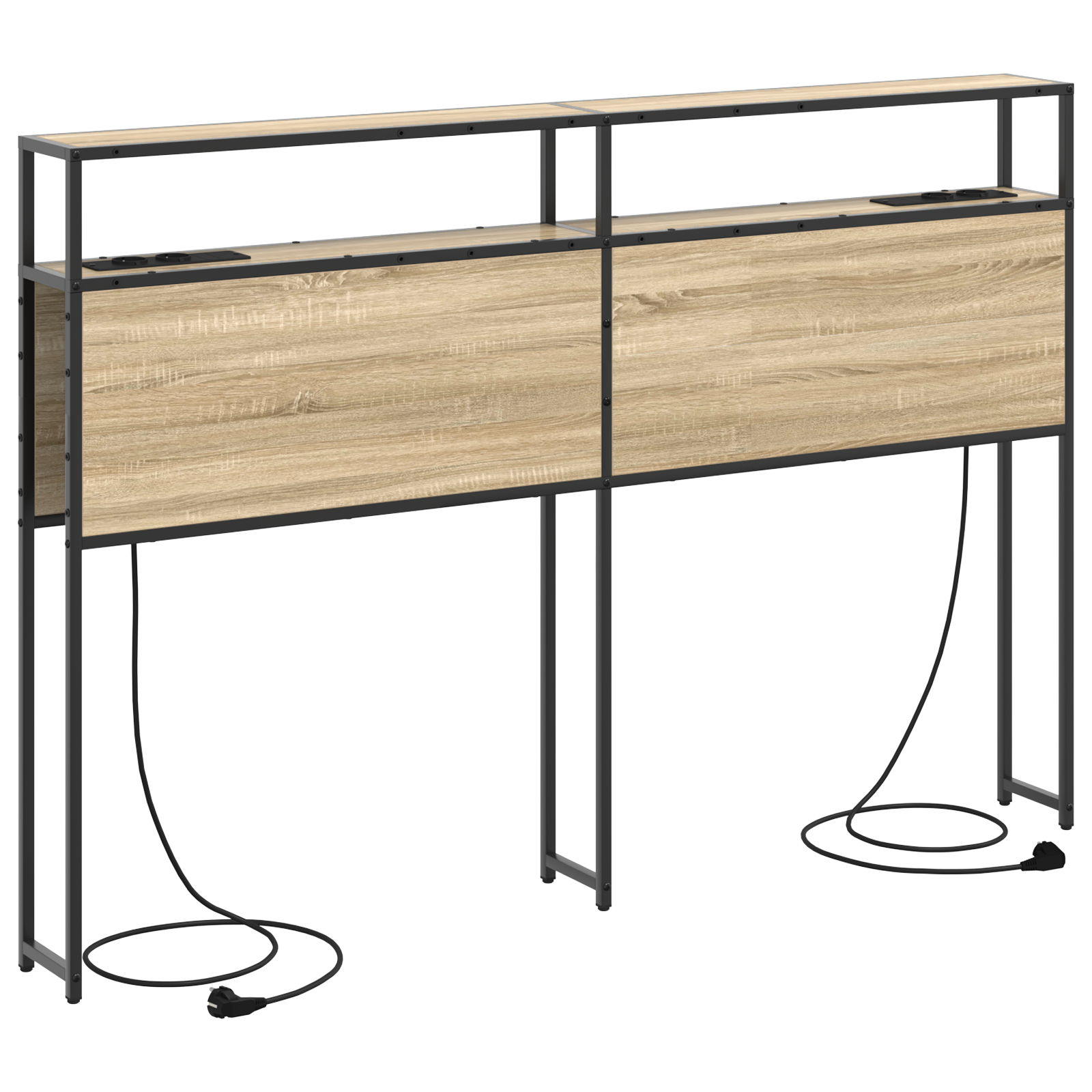 vidaXL Tăblie de depozitare Stejar sonoma 150 cm Lemn compozit vidaXL Tăblie de depozitare Stejar sonoma 150 cm Lemn compozit
