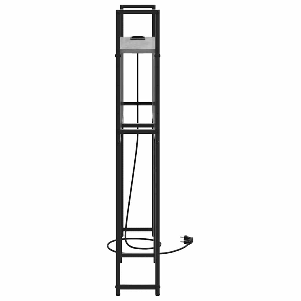 vidaXL Tăblie de depozitare sonoma gri 75 cm Lemn compozit vidaXL Tăblie de depozitare sonoma gri 75 cm Lemn compozit