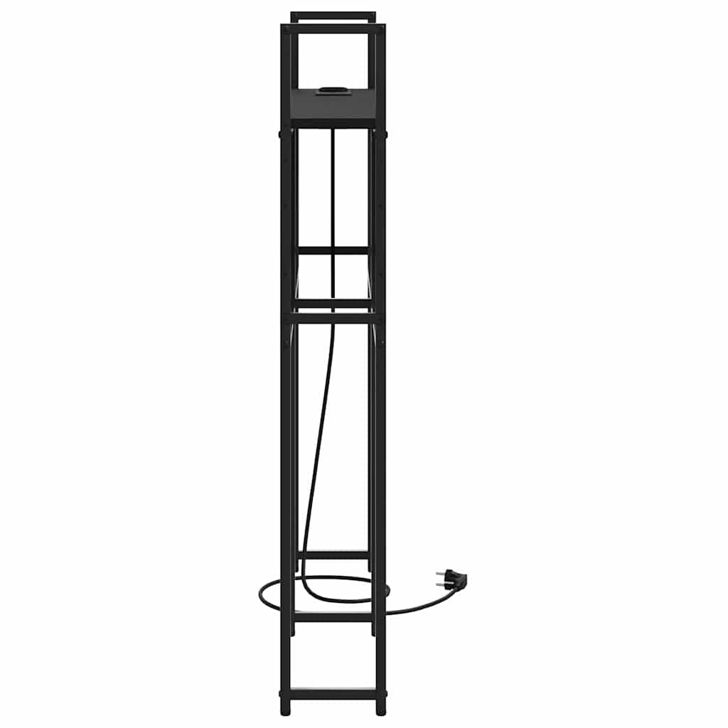 vidaXL Tăblie de depozitare Stejar negru 100 cm Lemn compozit vidaXL Tăblie de depozitare Stejar negru 100 cm Lemn compozit