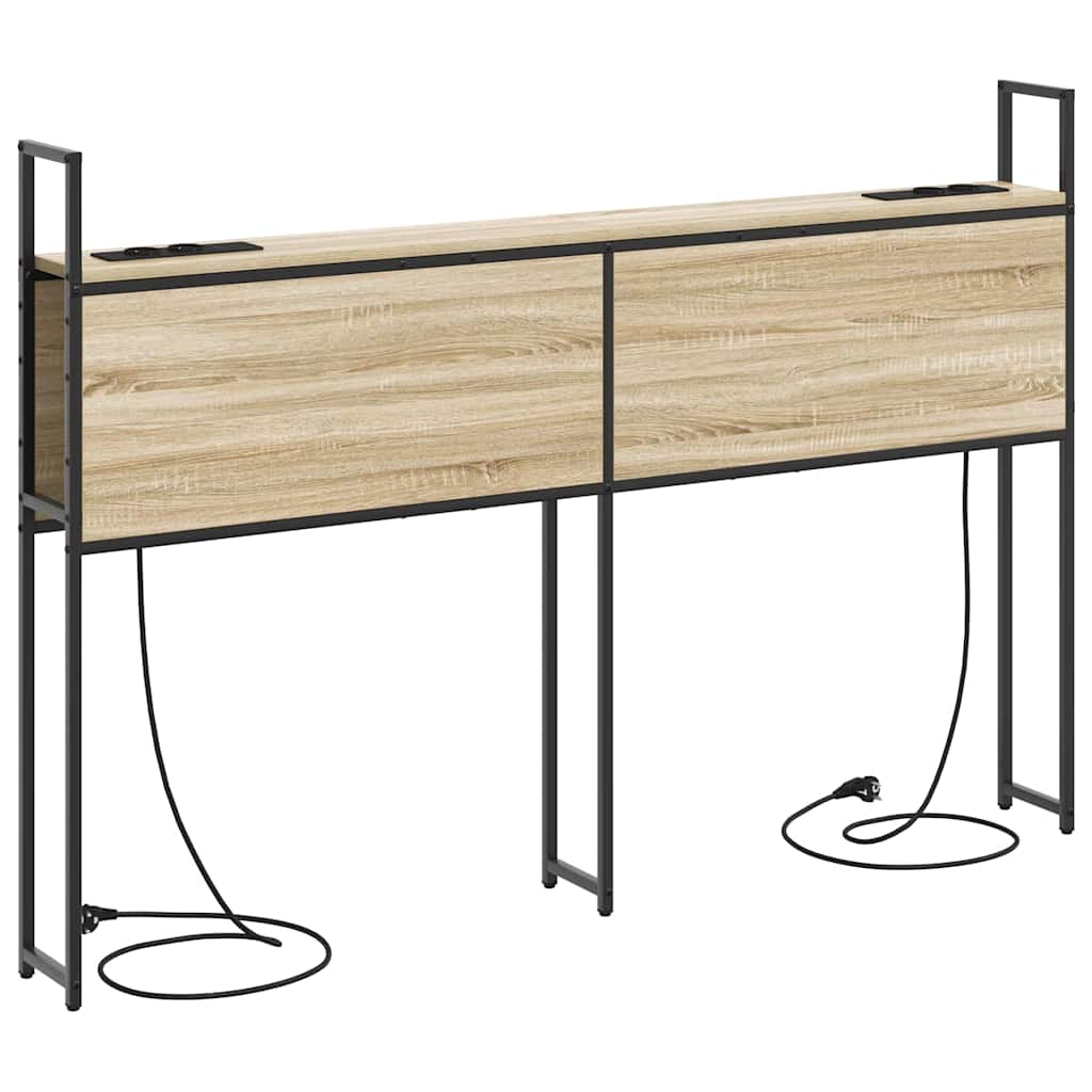 vidaXL Tăblie de depozitare Stejar sonoma 120 cm Lemn compozit