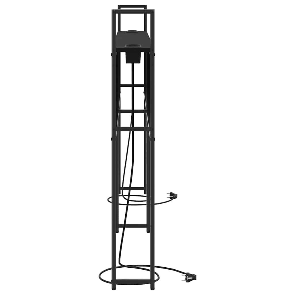 vidaXL Tăblie de depozitare Stejar negru 180 cm Lemn compozit vidaXL Tăblie de depozitare Stejar negru 180 cm Lemn compozit