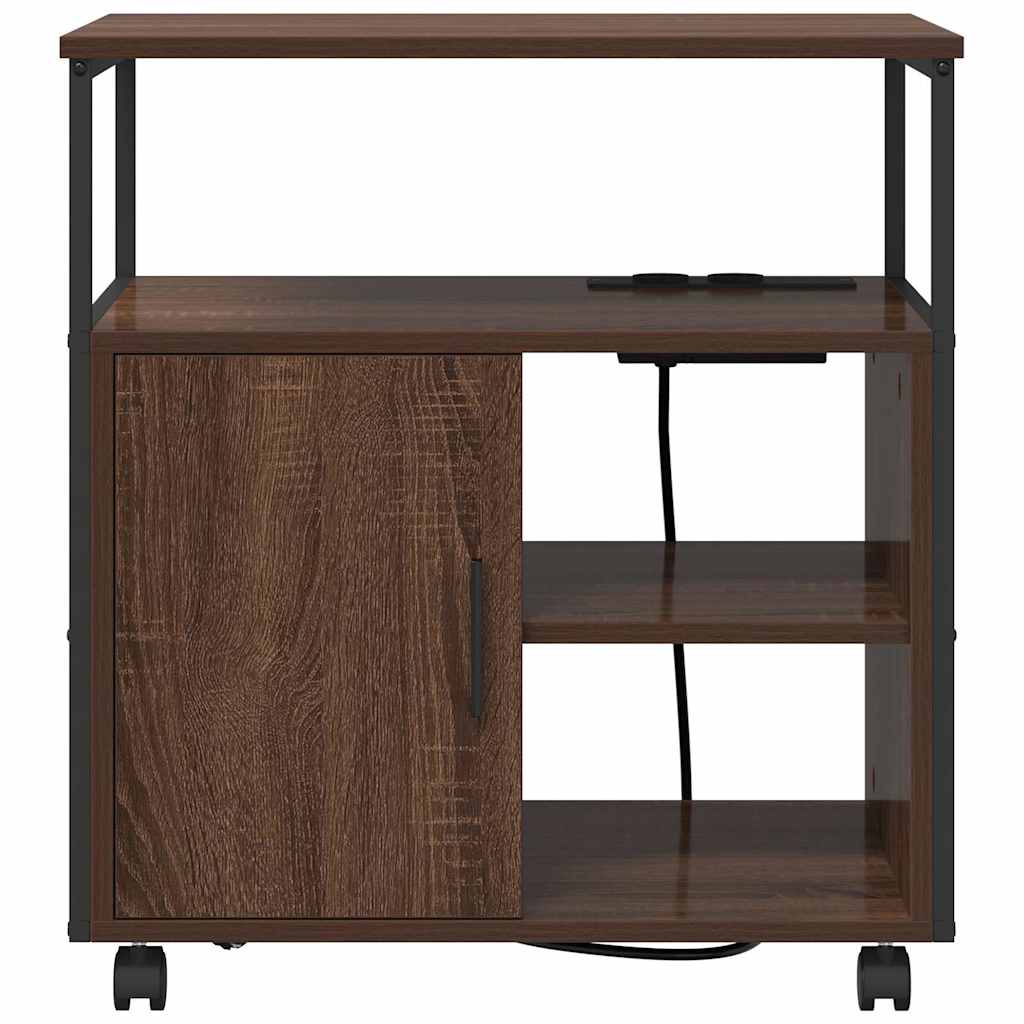 vidaXL Dulap de birou Stejar brun 60 x 46 x 67 cm Lemn compozit vidaXL Dulap de birou Stejar brun 60 x 46 x 67 cm Lemn compozit