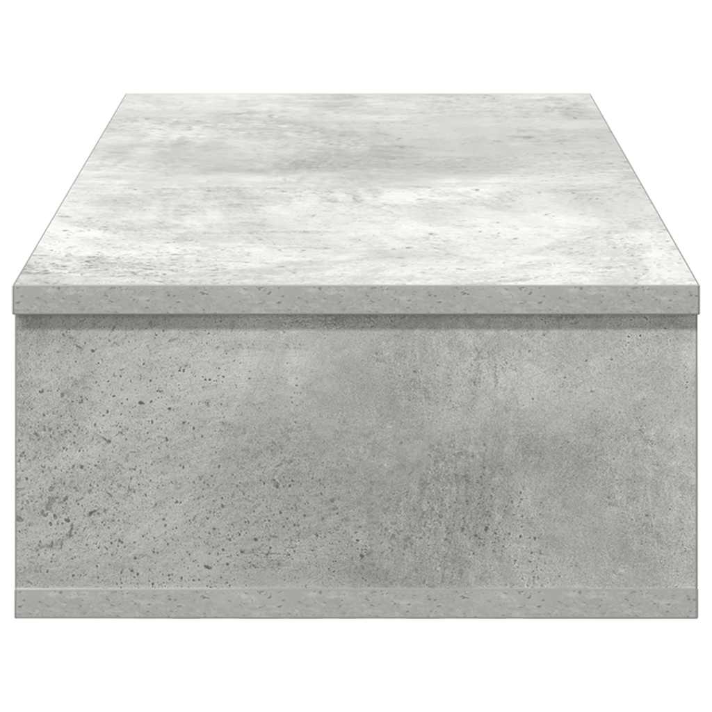 vidaXL Raft de perete cu sertare Gri beton 80x31x17 cm Lemn prelucrat