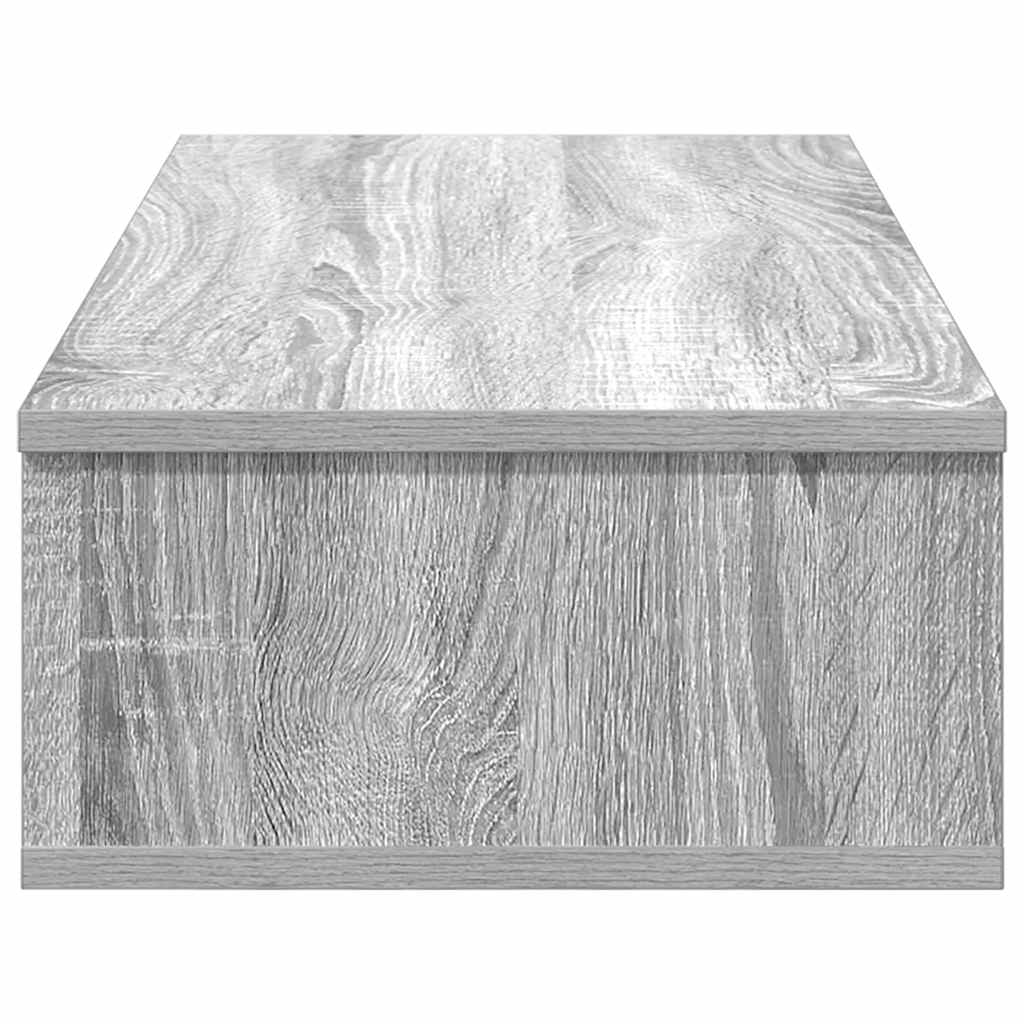 vidaXL Raft de perete cu sertare Gri Sonoma 80x31x17 cm Lemn prelucrat vidaXL Raft de perete cu sertare Gri Sonoma 80x31x17 cm Lemn prelucrat