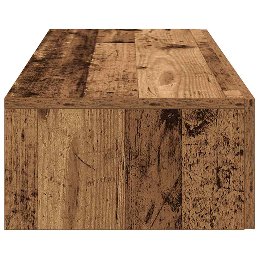 vidaXL Raft perete cu sertare Lemn vechi 60x26,5x15 cm Lemn prelucrat vidaXL Raft perete cu sertare Lemn vechi 60x26,5x15 cm Lemn prelucrat
