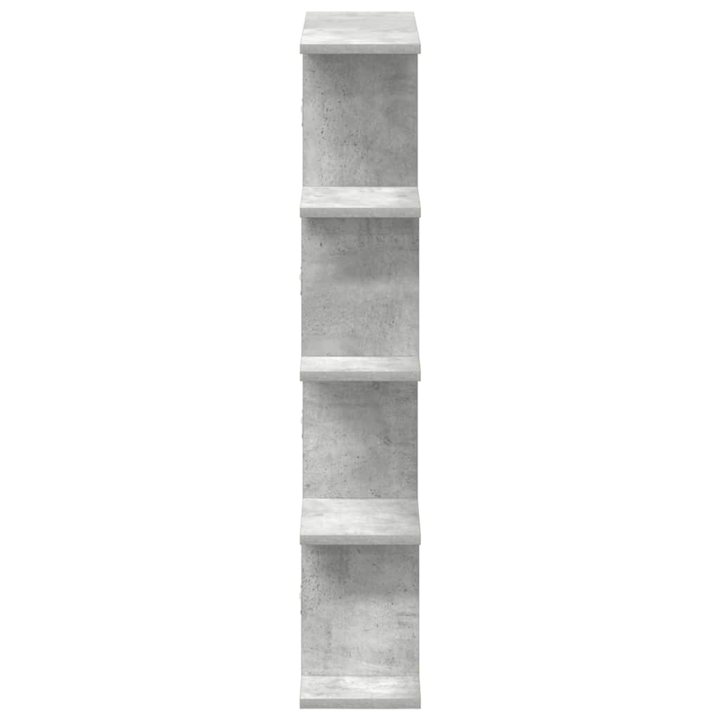 vidaXL Raft cubic perete cu 12 compartimente gri beton lemn prelucrat vidaXL Raft cubic perete cu 12 compartimente gri beton lemn prelucrat