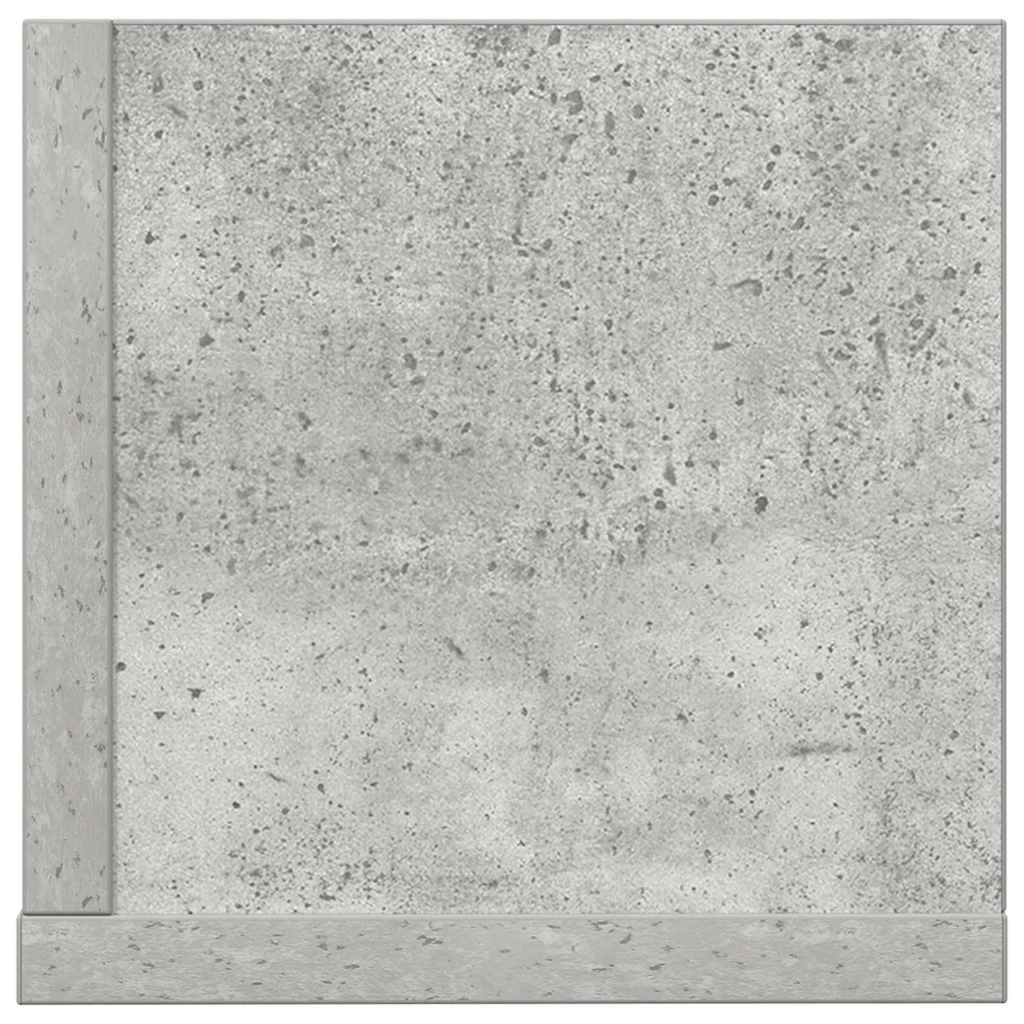 vidaXL Rafturi perete 2 buc. gri beton 75x16,5x16,5 cm lemn prelucrat vidaXL Rafturi perete 2 buc. gri beton 75x16,5x16,5 cm lemn prelucrat