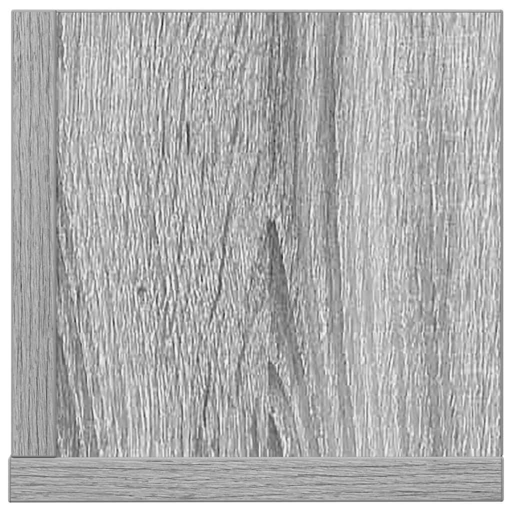 vidaXL Rafturi de perete, 2 buc., gri sonoma, 75x16,5x16,5 cm, lemn vidaXL Rafturi de perete, 2 buc., gri sonoma, 75x16,5x16,5 cm, lemn