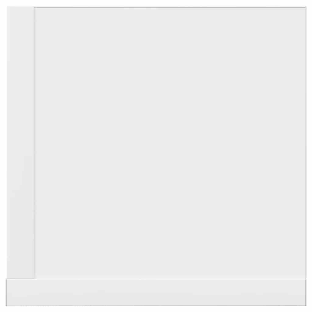 vidaXL Rafturi de perete 2 buc., alb, 100x16,5x16,5 cm, lemn prelucrat vidaXL Rafturi de perete 2 buc., alb, 100x16,5x16,5 cm, lemn prelucrat
