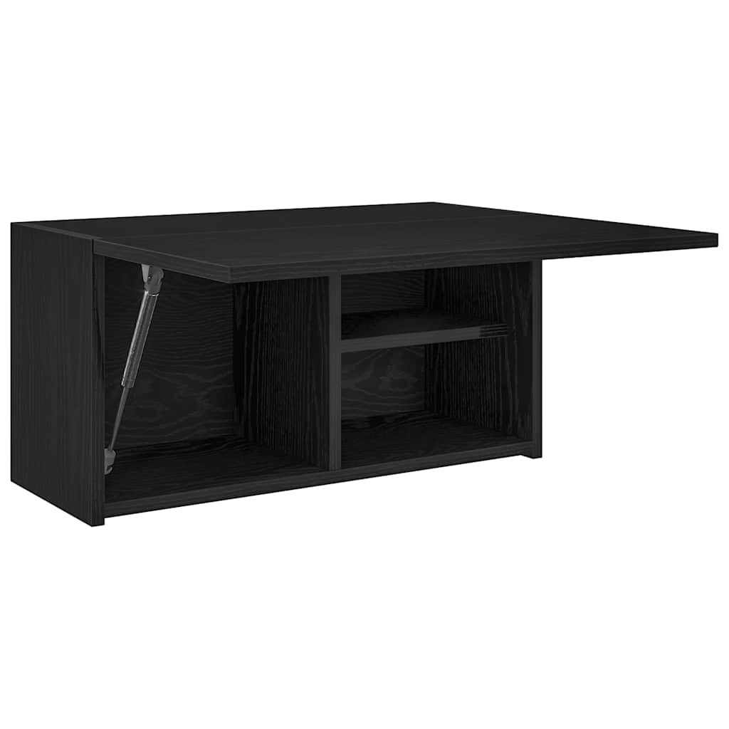 vidaXL Dulap de perete de baie, negru, 60x25x30 cm, lemn prelucrat vidaXL Dulap de perete de baie, negru, 60x25x30 cm, lemn prelucrat