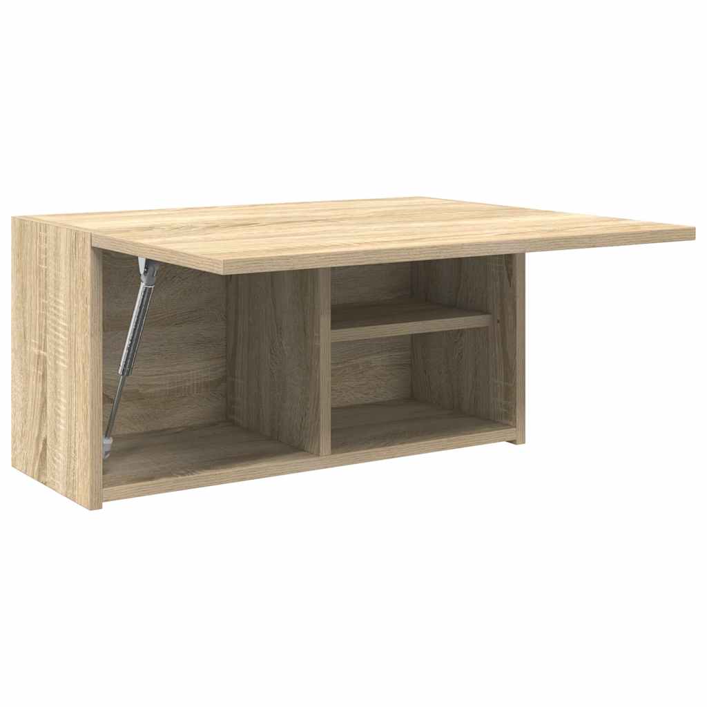 vidaXL Dulap perete baie, stejar sonoma, 60x25x30 cm, lemn prelucrat