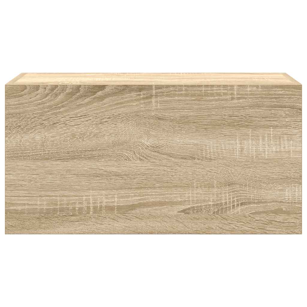 vidaXL Dulap perete baie, stejar sonoma, 60x25x30 cm, lemn prelucrat