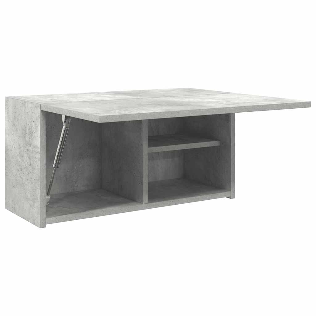vidaXL Dulap perete baie, gri beton, 60x25x30 cm, lemn prelucrat vidaXL Dulap perete baie, gri beton, 60x25x30 cm, lemn prelucrat