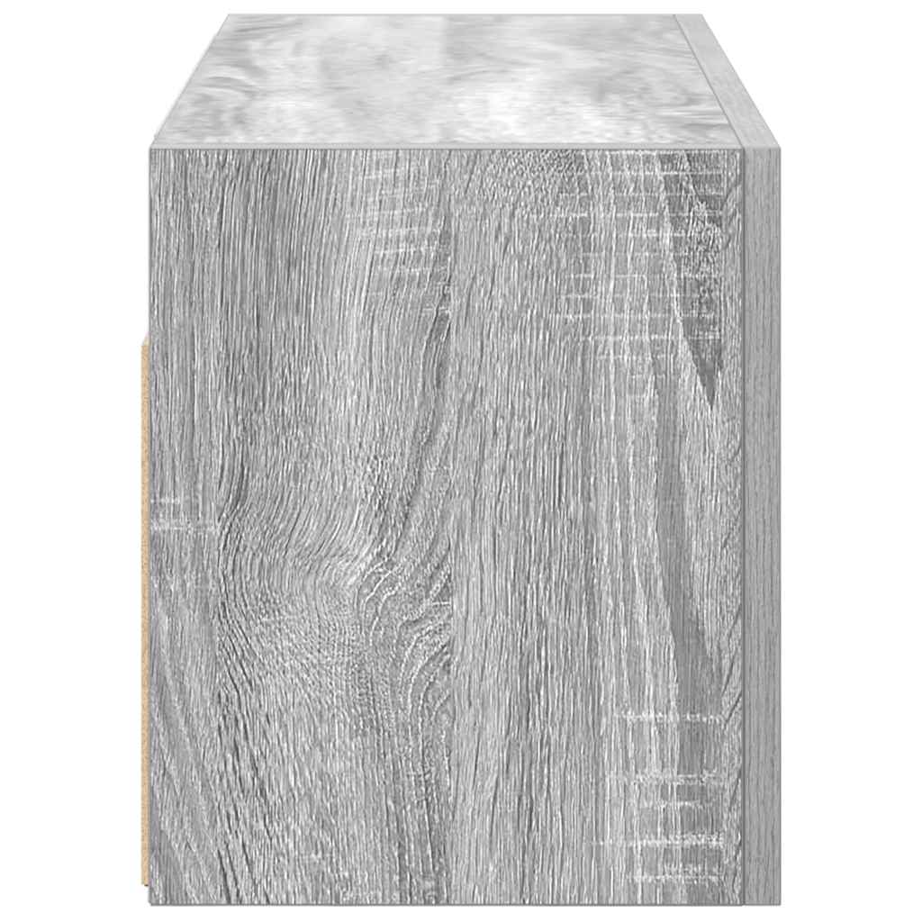 vidaXL Dulap perete baie, gri sonoma, 60x25x30 cm, lemn prelucrat vidaXL Dulap perete baie, gri sonoma, 60x25x30 cm, lemn prelucrat