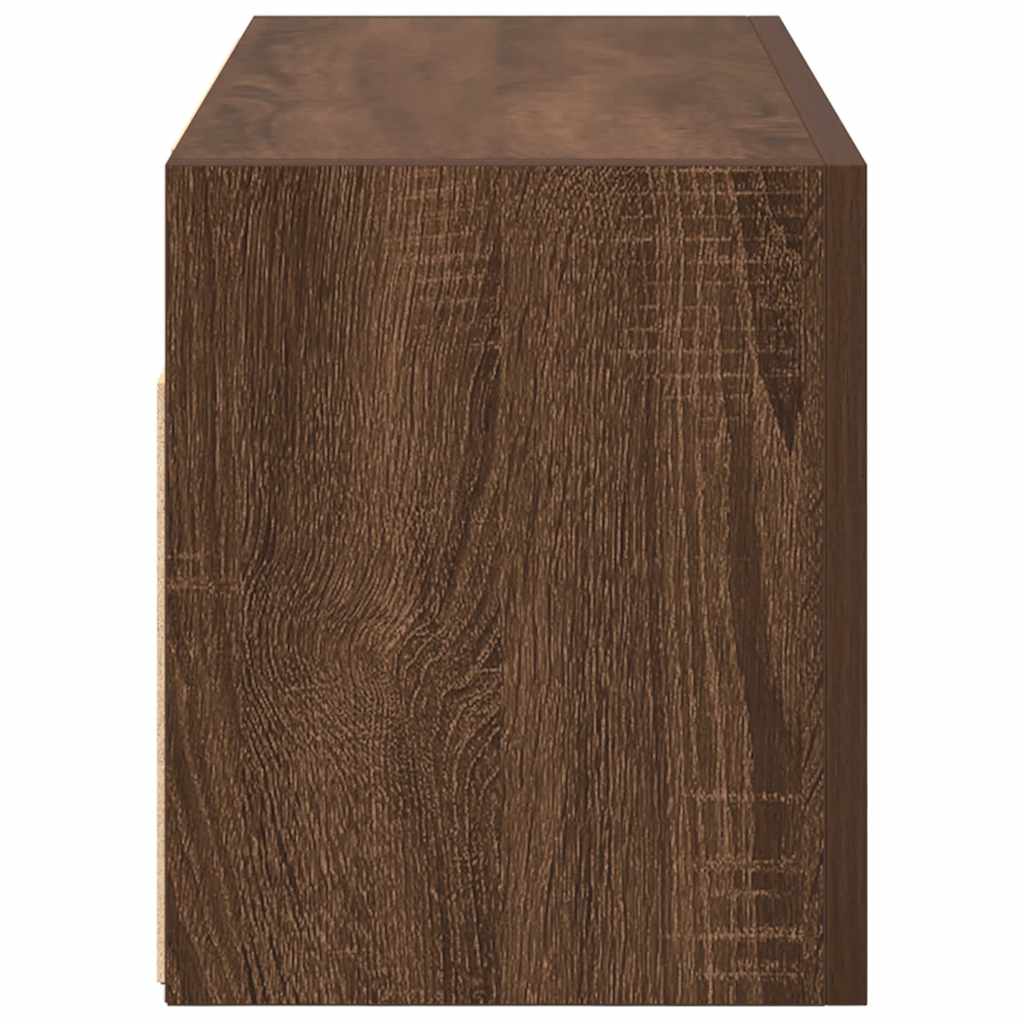 vidaXL Dulap perete de baie, stejar maro, 60x25x30 cm, lemn prelucrat