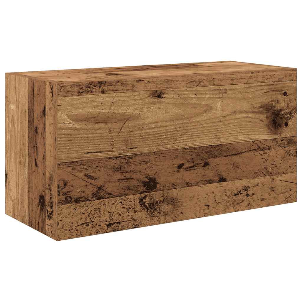 vidaXL Dulap perete de baie, lemn vechi, 60x25x30 cm, lemn prelucrat