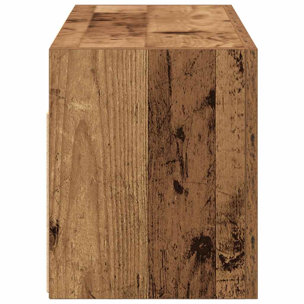 vidaXL Dulap perete de baie, lemn vechi, 60x25x30 cm, lemn prelucrat