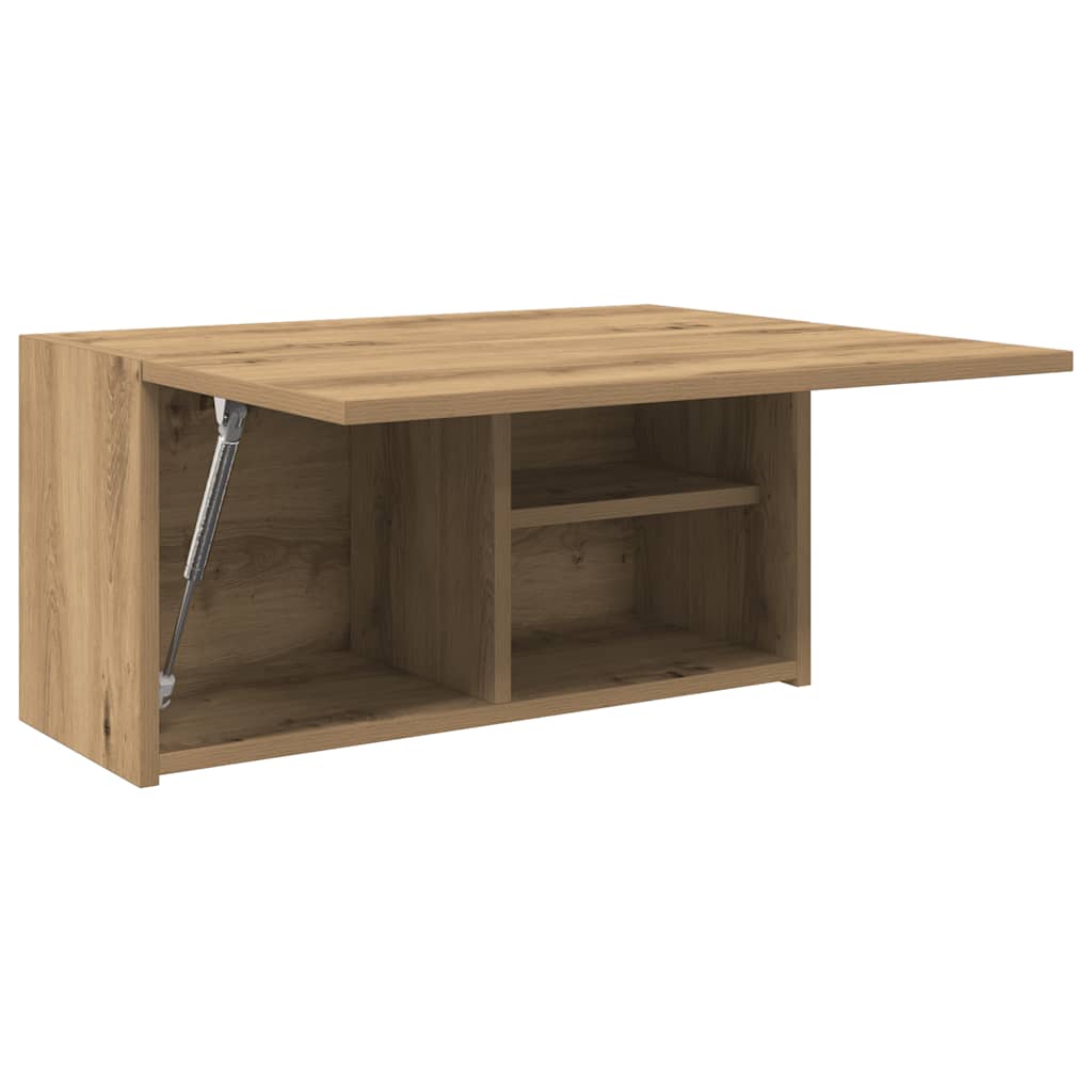 vidaXL Dulap perete baie stejar artizanal, 60x25x30 cm, lemn prelucrat vidaXL Dulap perete baie stejar artizanal, 60x25x30 cm, lemn prelucrat