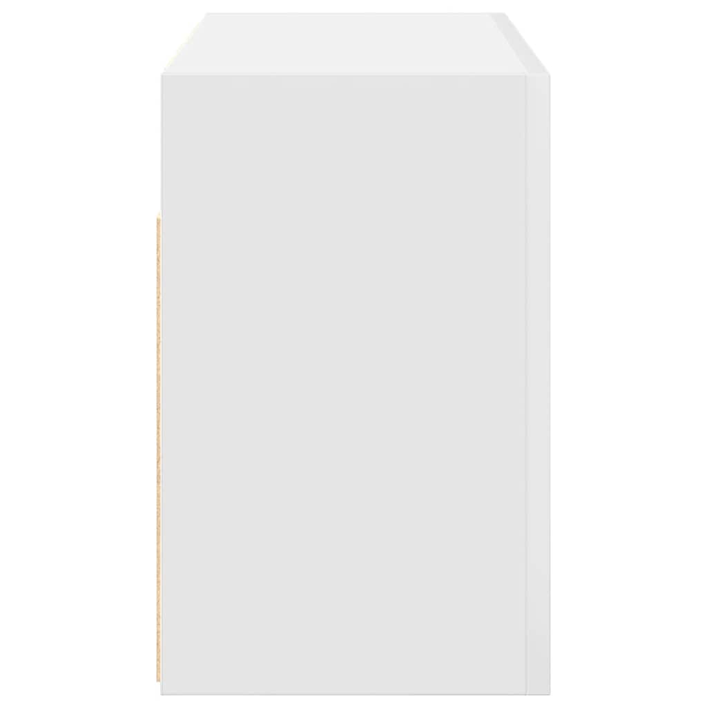 vidaXL Dulap de perete de baie, alb, 60x25x40 cm, lemn prelucrat vidaXL Dulap de perete de baie, alb, 60x25x40 cm, lemn prelucrat