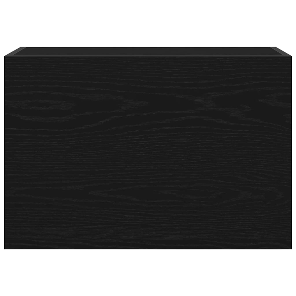 vidaXL Dulap de perete de baie, negru, 60x25x40 cm, lemn prelucrat vidaXL Dulap de perete de baie, negru, 60x25x40 cm, lemn prelucrat