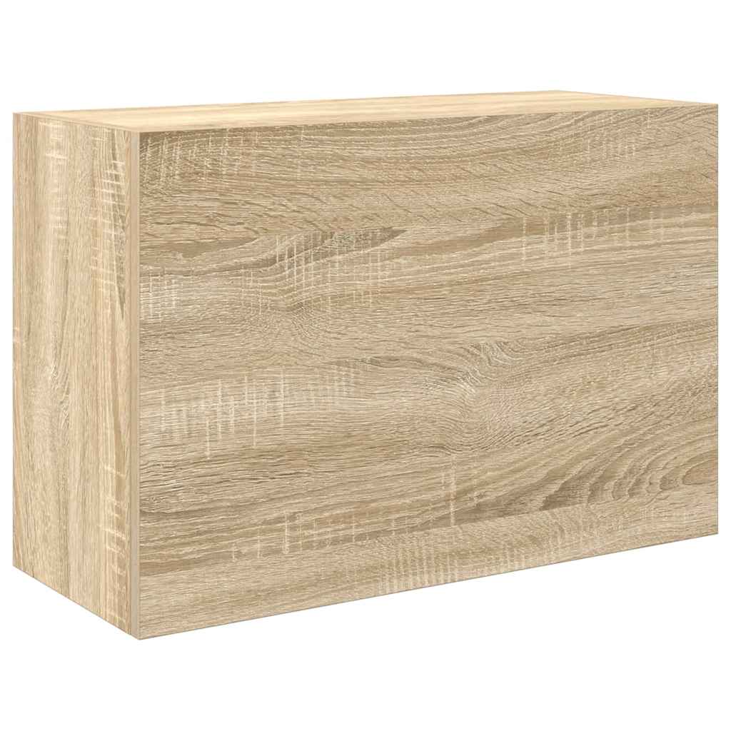 vidaXL Dulap perete baie, stejar sonoma, 60x25x40 cm, lemn prelucrat